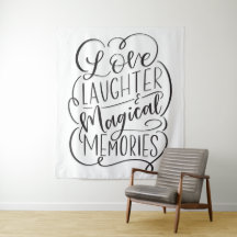 Frase de Tipografia | Amor Risos Memórias Mágicas