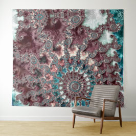 Tapete De Parede Fratura Espiral Da Boêmia Eclética Da Groovy Retro