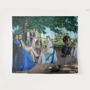 Tapete De Parede Frédéric Bazille - A Reunião de Família