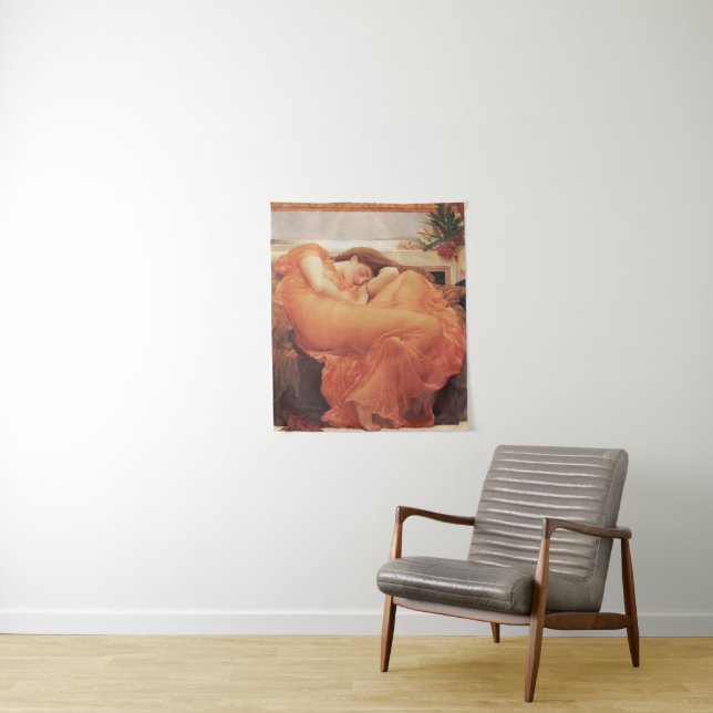 Tapete De Parede Frederic Lord Leighton Flaming June Square Art (In Situ)