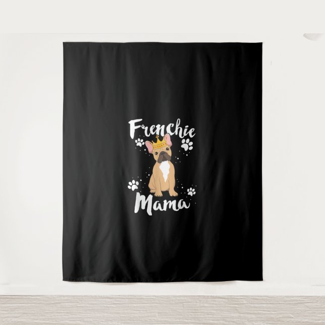 Tapete De Parede frenesi buldog frenchie mama presente de mãe (Frente)