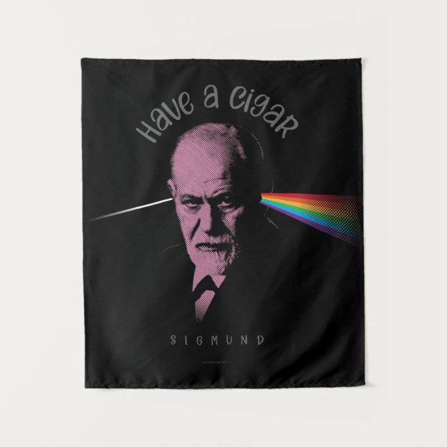 Tapete De Parede Freud Rosa (Tenha Um Charuto) (Frente)