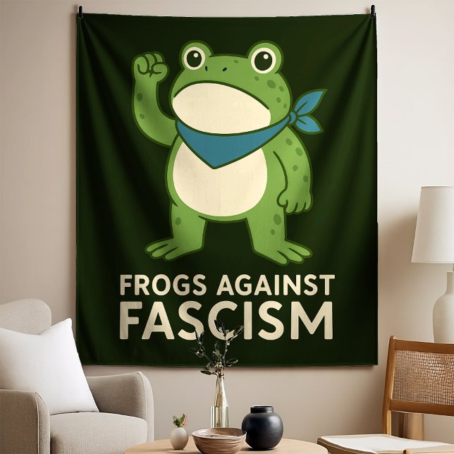 Tapete De Parede Frogs Against Fascism Portland Frog Protest (Criador carregado)
