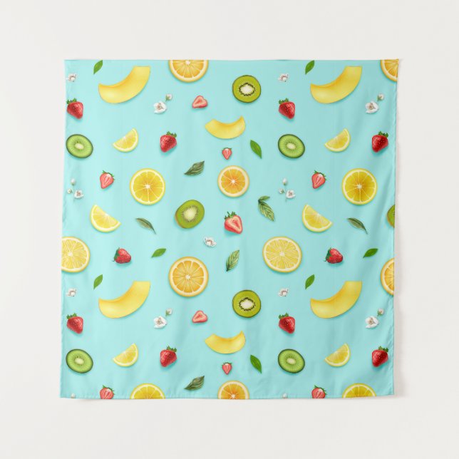 Tapete De Parede Fruta mista (Frente)