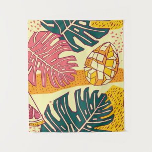 Tapete De Parede Frutas tropicais, padrão design