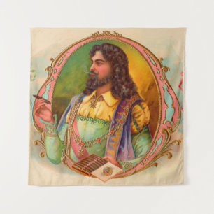 Tapete De Parede fumante de charutos do século XVI