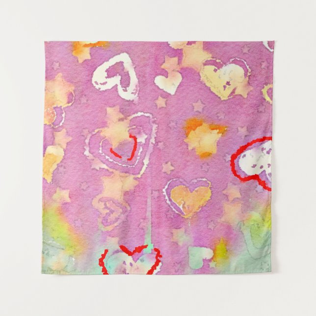 Tapete De Parede fundo abstrato com textura aquosa, Óleo p (Frente)