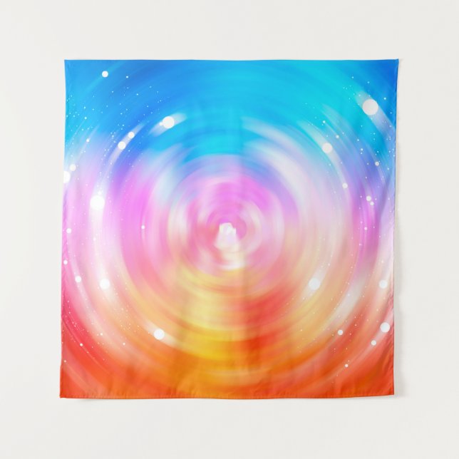 Tapete De Parede fundo abstrato. fundo brilhante dos círculos  (Frente)