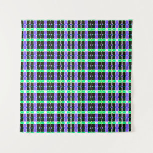 Tapete De Parede fundo abstrato, padrão de tartan colorido, moder