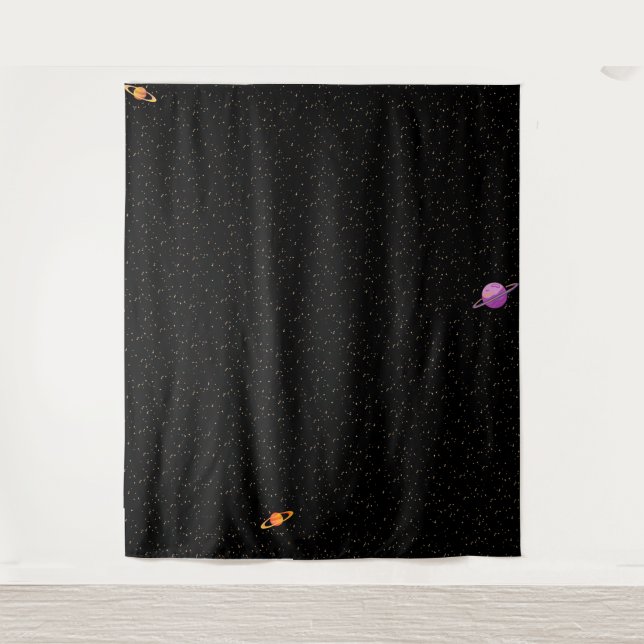 Tapete De Parede Fundo da Galáxia Escura (Frente)