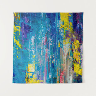 Tapete De Parede fundo de abstrato. Pintura a óleo na canvas. C