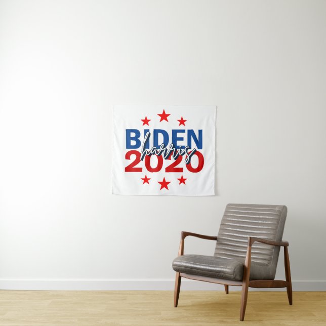 Tapete De Parede Fundo de Campanha Eleitoral Biden Harris 2020 (In Situ (Horizontal))