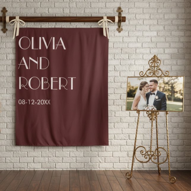 Tapete De Parede Fundo de casamento estético rosa pálido marrom mod (Criador carregado)