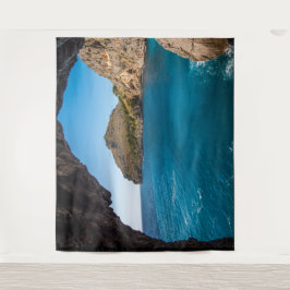 TAPETE DE PAREDE FUNDO DE CENA DE CUEVA OCEÁNICA