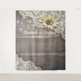 Tapete De Parede Fundo de cenário de fotobooth de casamento com ren