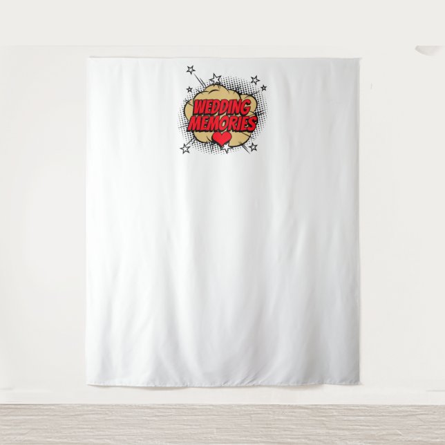 Tapete De Parede Fundo de cenário de fotos de memórias de casamento (Frente)