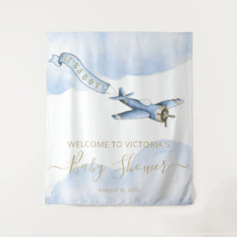 Tapete De Parede Fundo de Chamada de Bebê de Avião Antigo