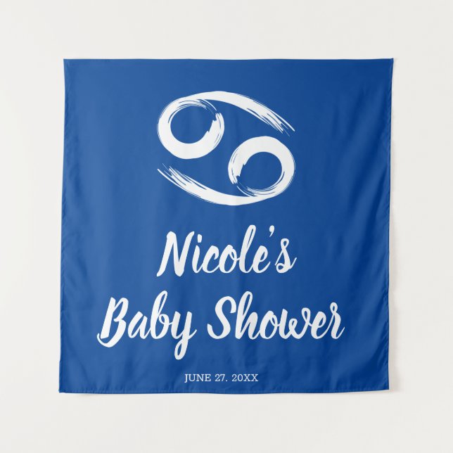 Tapete De Parede Fundo de festa de astrologia do zodíaco CÂNCER jun (Frente)