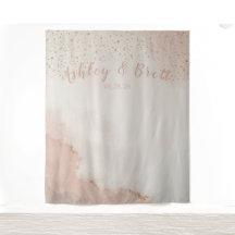 Fundo de Foto de Casamento com Purpurina Dourada R