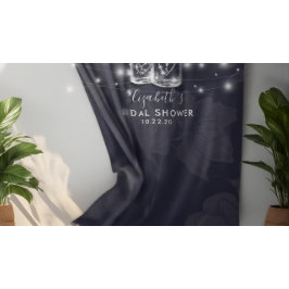 Tapete De Parede Fundo de Foto para Chá de Noiva Luzes de Jarro de 