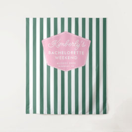 Tapete De Parede Fundo de Fotografia de Férias Rosa E Verde Dos Ano