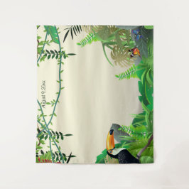 Tapete De Parede Fundo de fotografia de selva tropical