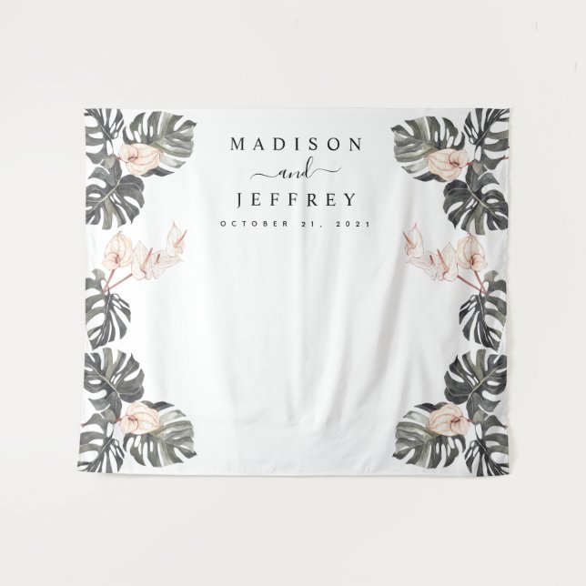 Tapete De Parede Fundo de Fotografia para Casamento de Lírio Calla  (Frente (Horizontal))