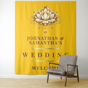 Tapete De Parede Fundo de fotografia para casamento indiano em amar