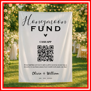 Tapete De Parede Fundo de Lua de Mel QR Moderno Fundo de Casamento