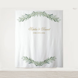 Tapete De Parede Fundo de painel de fotografia Ramos de Oliveira em