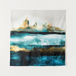 Tapete De Parede fundo de textura do óleo de abstrato. Tinta na can