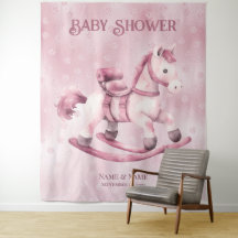 Fundo do Cavalo Rochoso Rosa