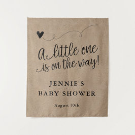 Tapete De Parede Fundo do Chá de fraldas de Script Rustic Kraft