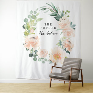 Tapete De Parede Fundo Floral Bonito Fleur Jolie para Casamento