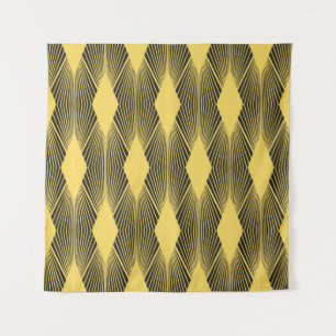 Tapete De Parede Fundo geométrico abstrato. Ilustração Art Déco