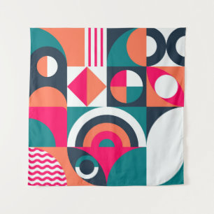Tapete De Parede Fundo mural geométrico. Estilo moderno vintage i