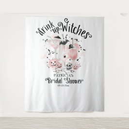 Tapete De Parede Fundo para Chá de Noiva das Bruxas do Halloween pa