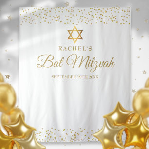 Tapete De Parede Fundo para Foto Bar Mitzvah Bastão de Ouro
