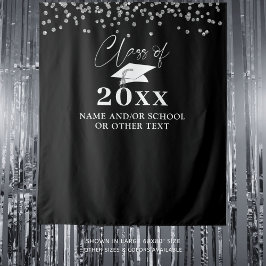 Tapete De Parede Fundo para Fotos com Confetes da Turma de Formando