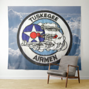 TAPETE DE PAREDE FUNDO PARA FOTOS DE AVIADORES TUSKGEE