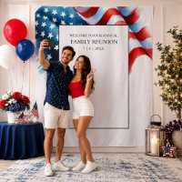 Fundo Patriótico Bandeira Americana Vermelha Branc