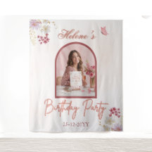 Fundo Personalizado de Festa de Aniversário com Fo