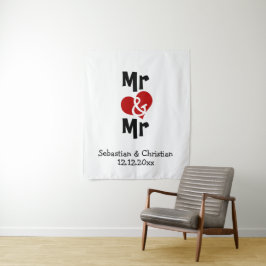 Tapete De Parede Fundo personalizado para fotos de casamento gay Sr