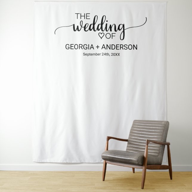 Tapete De Parede Fundo Simples de Fotografia de Casamento com Calig (In Situ)