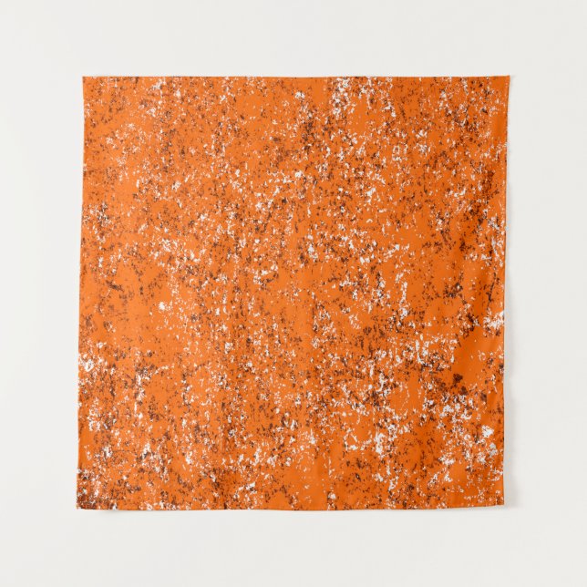 Tapete De Parede Fundo verde castanho escuro. Cor de laranja branco (Frente)