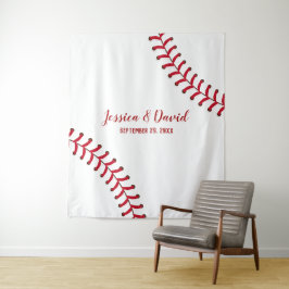 Tapete De Parede Fundos de casamento tema esportes beisebol