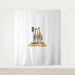 Tapete De Parede Funny Pun Giraffe Jam