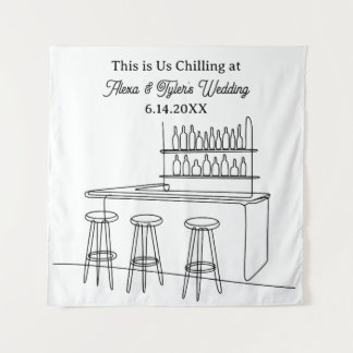 Tapete De Parede Funny Wedding Backdrop Photo Prop