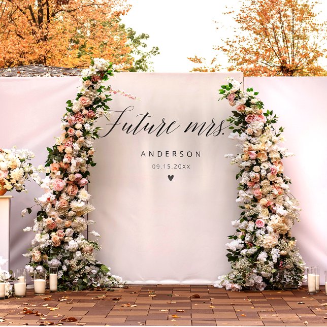 Tapete De Parede Futuro Chá de panela Elegant Calliographic (Criador carregado)