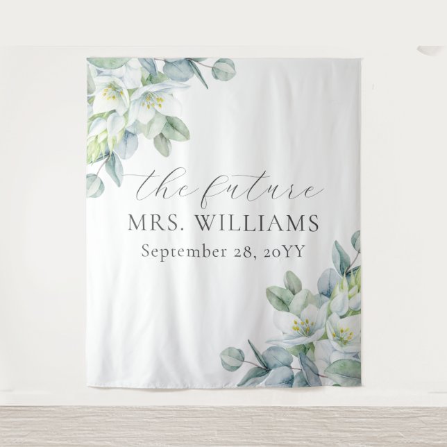 Tapete De Parede Futuro Elegante Verdejante Fotografia Sra. Fundo d (Frente)